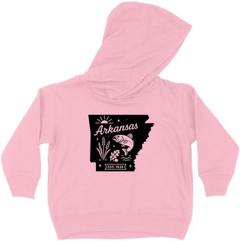 شكل الدولة أركنساس كيدز هوديي قميص صغير in Kuwait