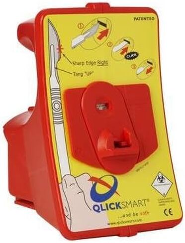Myco Medical Flask F/qlicksmart 12/cs (QFRGEN) - Stainless Steel, Red, Polished in Saudi Arabia