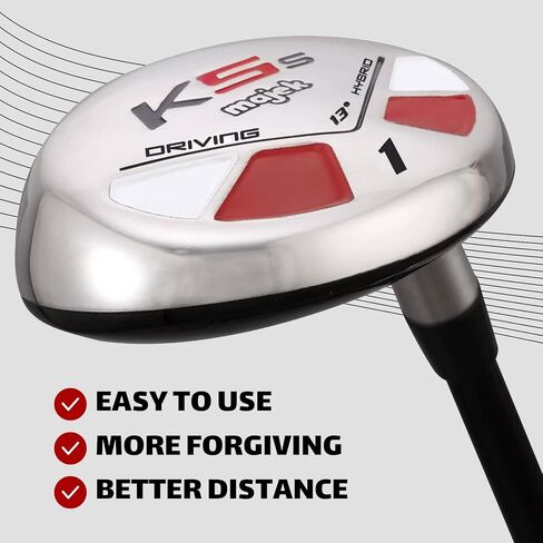 Majek Golf #1 Hybrid 13 Degree Driving Iron Regular Flex Graphite Right Handed Mens Standard Length Club Perfect for Long Golf Shots in Saudi Arabia