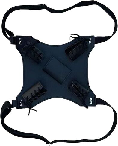 Medieval Adjustable Sword Holster With Back Holder For Cosplay - Features Sleek Sword Sheath And Backpack For Dual-Wielding With Twin Straps And Storage Bag in Saudi Arabia