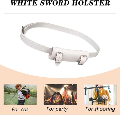Medieval Adjustable Sword Holster With Back Holder For Cosplay - Features Sleek Sword Sheath And Backpack For Dual-Wielding With Twin Straps And Storage Bag in Saudi Arabia