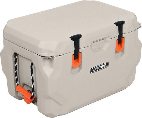 Lifetime 28 Quart Hard Cooler, High Performance Ice Chest, Made in USA in Kuwait