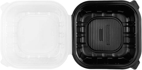 Karat Premium PP Container ، قم بإخراج حاويات الطعام - CASE (9 "x9" ، مقصورة واحدة) in Saudi Arabia