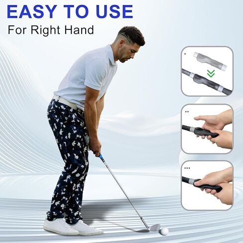 Golf Grip Trainer, Grip Trainer for Golf Clubs - Right Hand Golf Training Aid with Ergonomic Design, Corrects Golf Grip Posture and Improves Swing Accuracy in Saudi Arabia