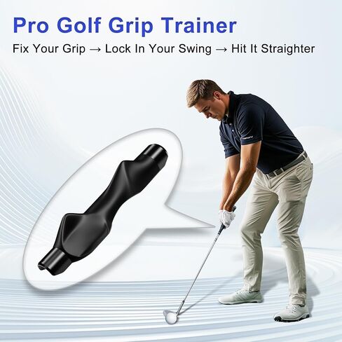 Golf Grip Trainer, Grip Trainer for Golf Clubs - Right Hand Golf Training Aid with Ergonomic Design, Corrects Golf Grip Posture and Improves Swing Accuracy in Saudi Arabia