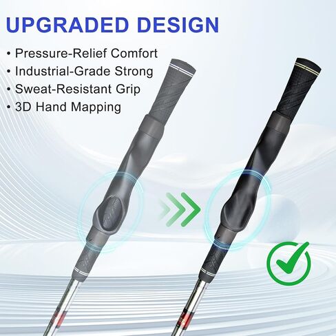 Golf Grip Trainer, Grip Trainer for Golf Clubs - Right Hand Golf Training Aid with Ergonomic Design, Corrects Golf Grip Posture and Improves Swing Accuracy in Saudi Arabia