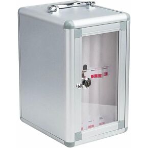 سبيكة الألومنيوم 48 مربع تخزين الهاتف الخليوي ، مربع منظم خزانة الهاتف المحمول المثبت على الحائط مع مقبض ، لفحص مصنع المدرسة ~/ in Kuwait