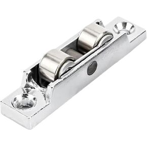 4Pcs 77/88 Type Push-Pull Window Pulley Zinc Alloy Double Wheel Balance Adjustment Angle Wheel for Sliding Door Window Cabinet(88 Concave Wheel) in Saudi Arabia