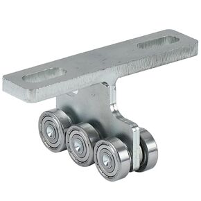 قطعة واحدة كتم عجلة معلقة عجلات منزلق المسار شنقا بكرة الحمام الباب الخشبي T-ty-type مكون التثبيت in Kuwait