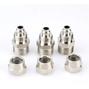 Pneumatic Connector Quick Screw Adapter Copper Nickel Plating PC6 8 10mm Fast Twist Joint Male Thread 1/8 1/4 Hose FIittings(10-04) in Saudi Arabia