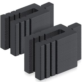 2500 Pcs 1/16" x 3-1/2" Stack Shims Bulk Stackable Black Shims for Windows & Doors in Kuwait