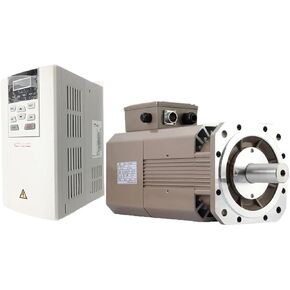 High Speed 8000rpm 7.5kw 10HP 47.7Nm 6800Oz-in AC Servo Spindle Motor Drive Kit 198mm 3PH 380V Constant Power in Saudi Arabia