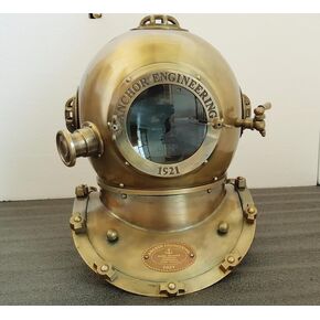 Nautical Deep Sea Diving Helmet 1921 Anchor Engineering Scuba Helmet 18 Inch in Saudi Arabia