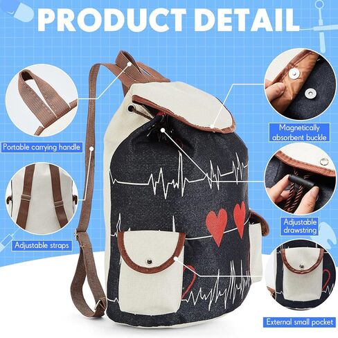 2 Pcs Nurse Backpack Bag and Stethoscope Case Nursing School Essentials Graduation Gifts 15. 4 Inch Laptop Nurse Accessories for CNA Doctor Working Travel in Saudi Arabia