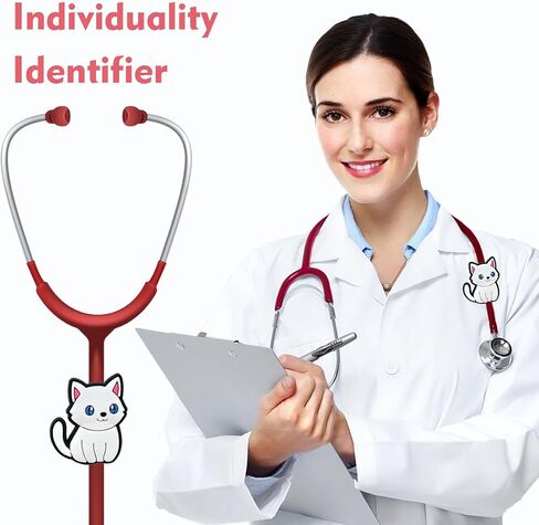 6 أجهزة كمبيوتر سحر سماعة الطويت اللطيفة للممرضات ، إكسسوارات سماعة سماعة طبية مع طبية معدة ، مناسبة لممرضة PEDs ، الطبيب ، العمال الطبيين (Cartoon Medical) in Kuwait