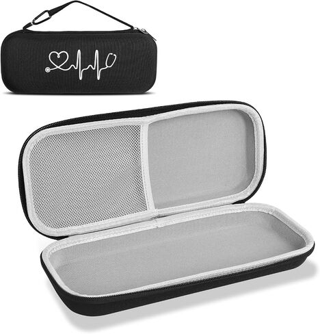 Stethoscope Case Compatible with 3M Littmann Classic III,Cardiology IV Diagnostic,Lightweight II S.E,(Case Only)-Black in Saudi Arabia