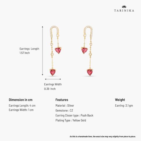 Tarinika Sterling Silver Starburst Moissanite Stud أقراط مطلية بالذهب للنساء المثاليين للمناسبات غير الرسمية هدية لها in Kuwait