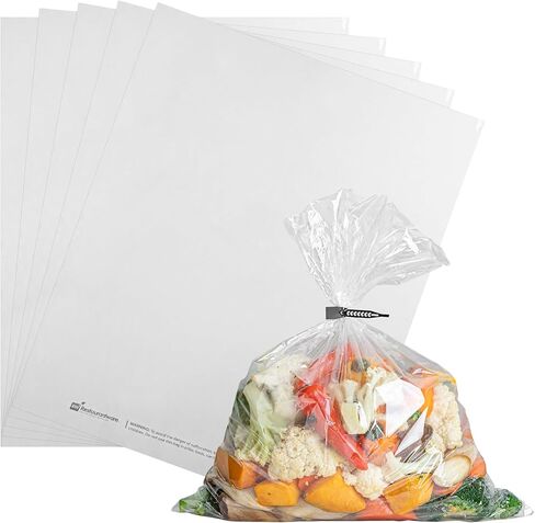 أكياس فرن من Restaurantionware-Fresh 17 × 14 بوصة ، 5 عدد ، مع أكياس الطهي العلاقات-لا تحتوي على BPA ، حقيبة متاح ، واضحة ، وذات صياغة للبلاستيك ، ومناسبة للدجاج واللحوم والدواجن والخضروات in Saudi Arabia