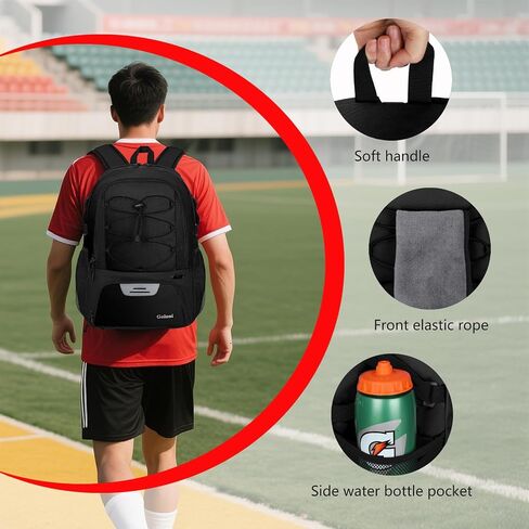 Goloni Soccer Backpack,Soccer Bag with Ball Compartment & Shoe Compartment,Sport Equipment Bags Fit Basketball Volleyball in Saudi Arabia
