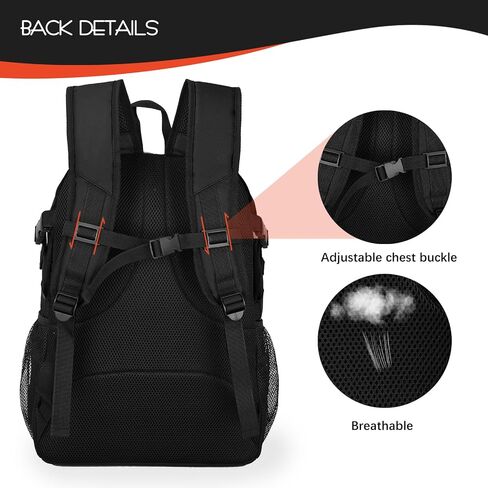 Goloni Soccer Backpack,Soccer Bag with Ball Compartment & Shoe Compartment,Sport Equipment Bags Fit Basketball Volleyball in Saudi Arabia