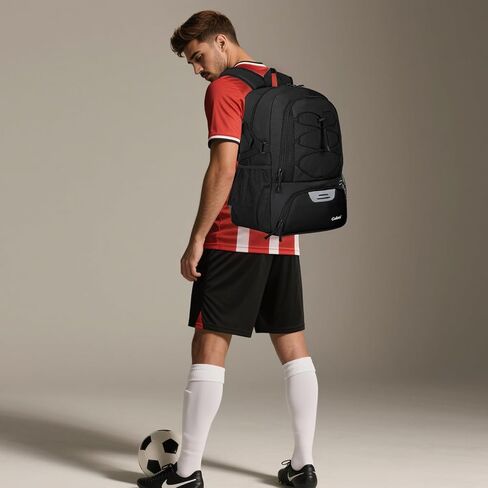 Goloni Soccer Backpack,Soccer Bag with Ball Compartment & Shoe Compartment,Sport Equipment Bags Fit Basketball Volleyball in Saudi Arabia