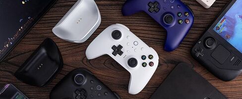 8bitdo Ultimate 2 وحدة تحكم لاسلكية مع عصا التحكم TMR لنظام التشغيل Windows & Android ، وحدات التحكم في الألعاب مع تأثير قاعة القاعة/مشغلات اللمس ، RGB Fire Ring ، Tech Wireless Tech ، شحن 8 درجات ، شحن ، أخضر in Kuwait