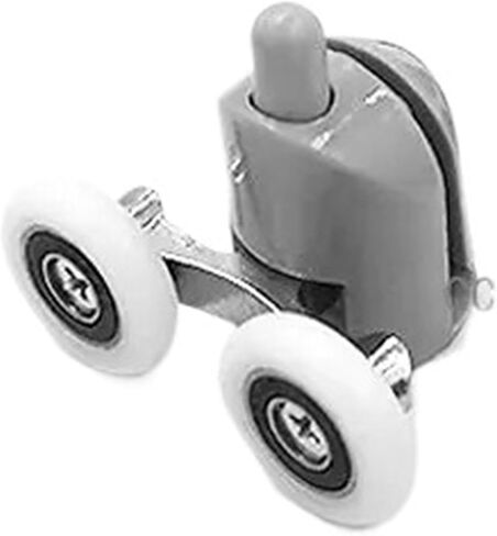 Zinc Alloy Double Shower Door Roller Wheel Runner/Pulleys(4 Lower,25mm) in Saudi Arabia