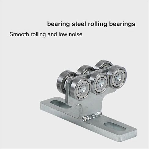 قطعة واحدة كتم عجلة معلقة عجلات منزلق المسار شنقا بكرة الحمام الباب الخشبي T-ty-type مكون التثبيت in Kuwait