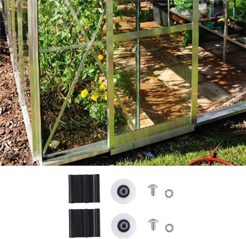 Greenhouse Sliding The Door Rollers Anti‑Aging Halls Greenhouse Door Wheel Diameter 0.8inch in Saudi Arabia