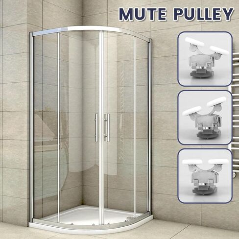 8Pcs 23mm Aluminum Alloy Top Shower Door Rollers Pulley Bathroom Sliding Glass Door Wheels Sliding Door Wheels Rollers Bathroom(16pcs) in Saudi Arabia