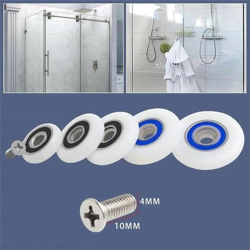 1pc 19/33/27/27/29mm ميناء من العجلات العجلة العجلة العجلة العجلة عجلات السحابة مع عجلات أسطوانة دش دش (1pcs 25 ملم) in Saudi Arabia
