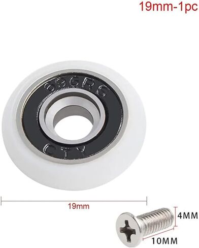 1pc 19/33/27/27/29mm ميناء من العجلات العجلة العجلة العجلة العجلة عجلات السحابة مع عجلات أسطوانة دش دش (1pcs 25 ملم) in Saudi Arabia