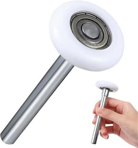 120mm Heavy Duty Nylon Garage Door Roller Wheel Ball Sealed Bearing with Stem Rotate Quiet Replacement Roller in Saudi Arabia