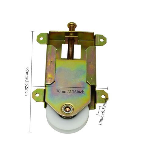 بكرات باب الشريحة ونافذة بكرة عجلة مقعرة 1-1/2 بوصة مرآة منزلق الأسطوانة التجميع محامل كرة الإسكان الصلب (6 مساءً) in Kuwait