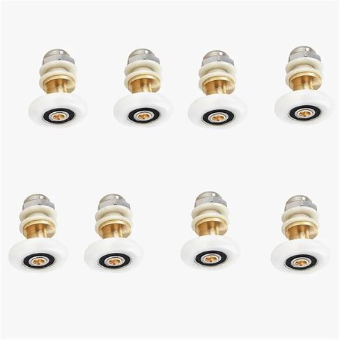 8 أجهزة كمبيوتر 20/33/22/27 مم قطر دش الزجاج المنزلق الباب معلق العجلة الأسطوانة الحمام انزلاق البكرات غريب الأطوار (23 مم) in Kuwait