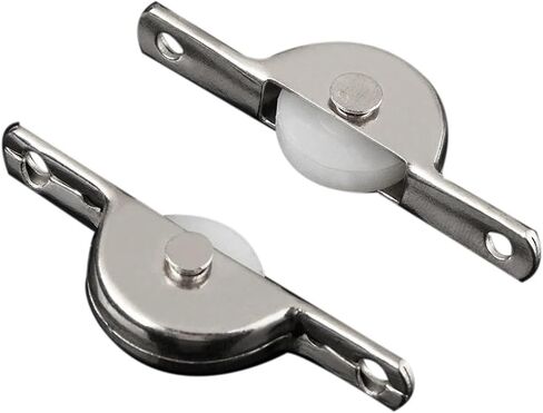 10pcs 56x8mm باب النافذة عجلات خزانة درج خزانة صندوق واحد نايلون انزلاق بكرة بكرة أجهزة منزلق الباب in Saudi Arabia