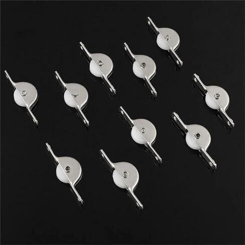 10pcs 56x8mm باب النافذة عجلات خزانة درج خزانة صندوق واحد نايلون انزلاق بكرة بكرة أجهزة منزلق الباب in Saudi Arabia