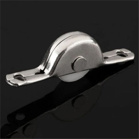 10pcs 56x8mm باب النافذة عجلات خزانة درج خزانة صندوق واحد نايلون انزلاق بكرة بكرة أجهزة منزلق الباب in Saudi Arabia