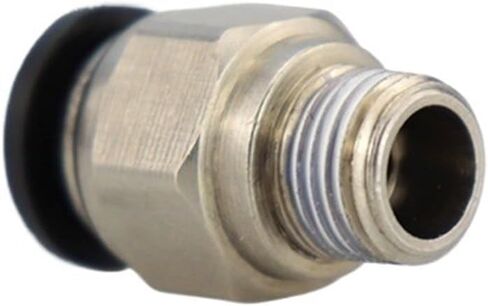 Tracheal Connector Copper PC Thread Straight Connector Quick Connector 6-01 8-02 10-03 12-04 Pure Copper(PC4-01) in Saudi Arabia