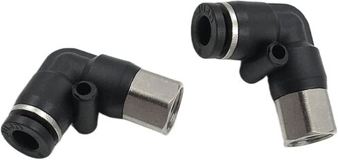 الموصل السريع الهوائي الموصل السريع PLF8-02/6-01 كوع الخيط الداخلي لخيط الخيط الداخلي على شكل حرف L (PLF16-06) in Kuwait