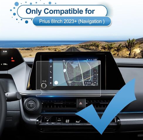 2024 2025 CX-30 Screen Protector 8.8in ، لـ MAZDA CX-30 (2.5 S/SELECT Sport/Preferred/Carbon Edition/Premium) شاشة تعمل باللمس 8.8 بوصة ، 9H Glass 2025 CX30 Accessories HD 8.8 " in Saudi Arabia