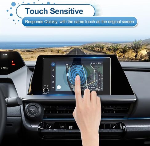 2024 2025 CX-30 Screen Protector 8.8in ، لـ MAZDA CX-30 (2.5 S/SELECT Sport/Preferred/Carbon Edition/Premium) شاشة تعمل باللمس 8.8 بوصة ، 9H Glass 2025 CX30 Accessories HD 8.8 " in Saudi Arabia