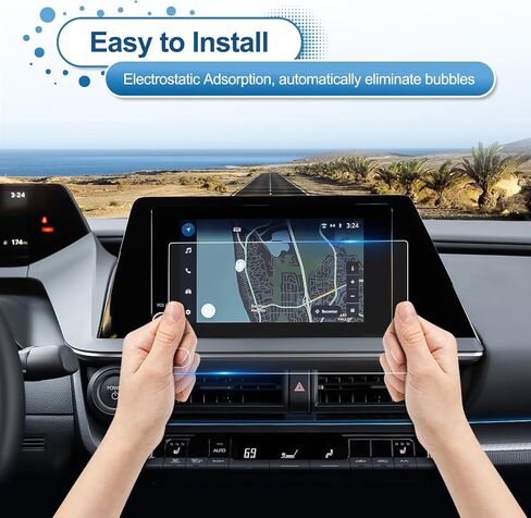 2024 2025 CX-30 Screen Protector 8.8in ، لـ MAZDA CX-30 (2.5 S/SELECT Sport/Preferred/Carbon Edition/Premium) شاشة تعمل باللمس 8.8 بوصة ، 9H Glass 2025 CX30 Accessories HD 8.8 " in Saudi Arabia