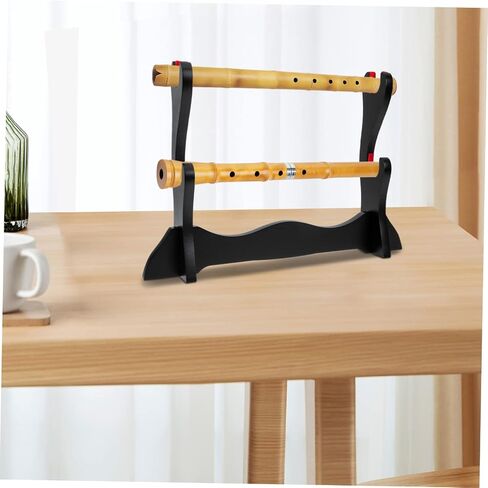 Toyandona Wooden Desktop Flute Display حامل مستدرج للفلوت والسيف منظم الحرف اليدوية للجمعية وديكور المنزل in Saudi Arabia