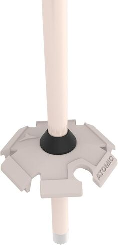 Atomic Women's 1 Pair of All-Mountain Ski Poles, Aluminium, Cloud W, White/Black, 120 cm in Saudi Arabia