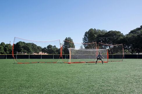 Bownet Field Barrier Net لكرة القدم أو التنس مع مرساة الرمال وحقيبة السفر (كرة القدم أو شبكة التنس) in Saudi Arabia