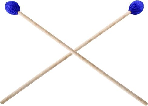Piutouyar 1 زوج MARIMBA MALLETS الإيقاع ، متوسطة حمراء صلبة ، لوحة مفاتيح لوحة مفاتيح MARIMBA MALLETS عصي الطبل مع مقابض الخشب in Kuwait