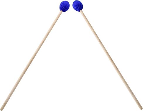 Piutouyar 1 زوج MARIMBA MALLETS الإيقاع ، متوسطة حمراء صلبة ، لوحة مفاتيح لوحة مفاتيح MARIMBA MALLETS عصي الطبل مع مقابض الخشب in Kuwait