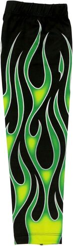 جلود ساخنة ARM1006 Flames Green Arm Sleeve in Saudi Arabia
