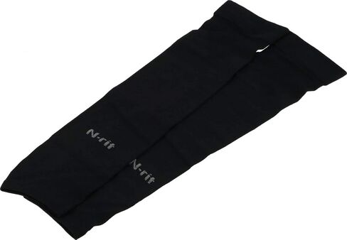 N-rit [Coolet] Tube 9 Indoor/Outdoor Golf Cycling Fishing Sun Protection Arm Cooling Sleeve-1 Pair Black in Saudi Arabia